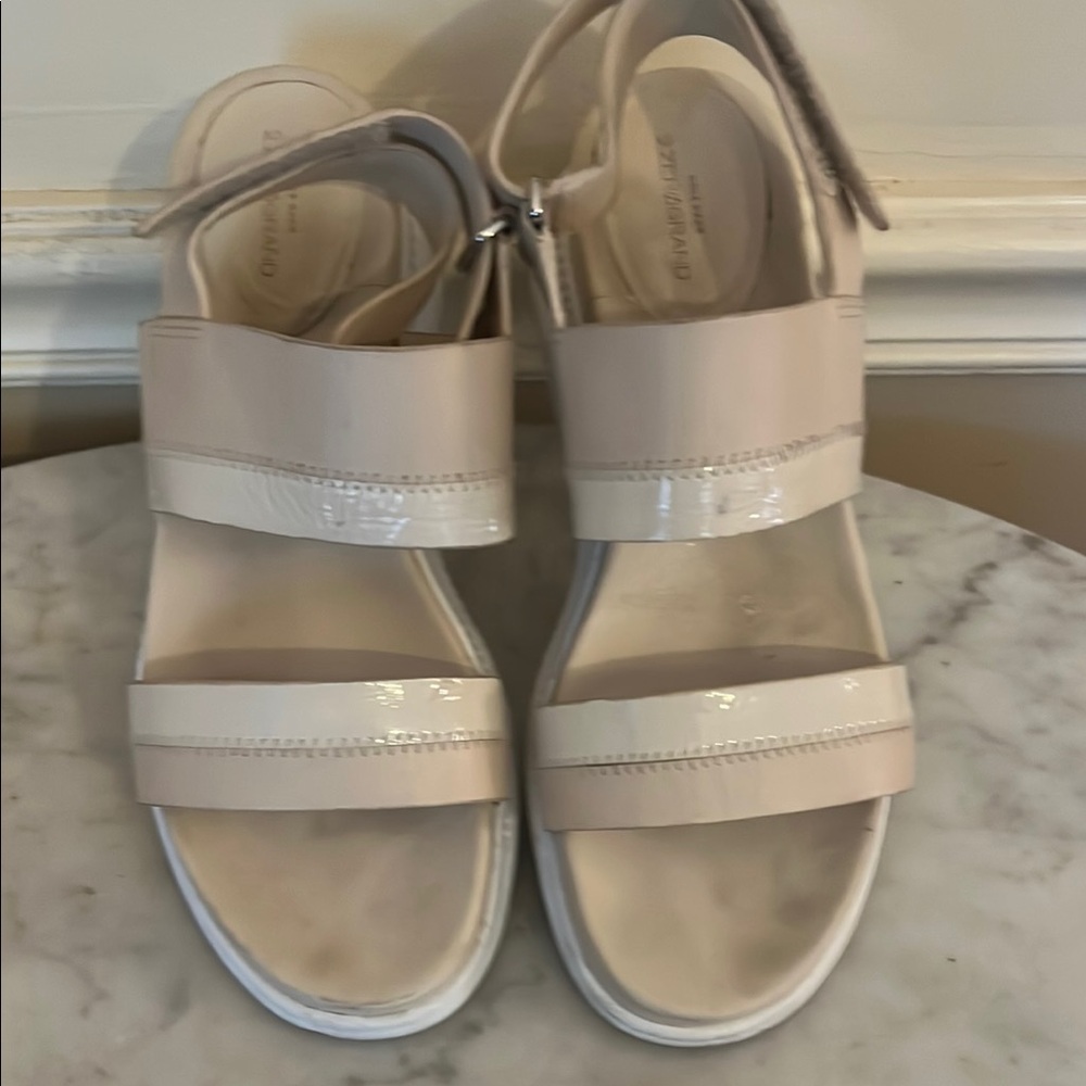 Everyday Nude Patent Strap Sandals - Women